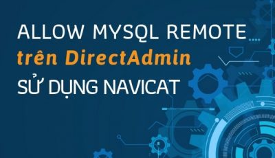 Allow Mysql Remote trên Direct Admin sử dụng app Navicat